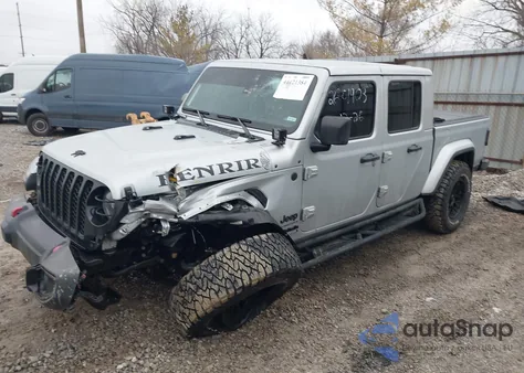 2023 Jeep Gladiator Willys 4X4 z USA, uszkodzony, nr VIN 1C6HJTAG2PL584463